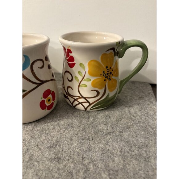 3 Vida Eva Mendes Espana Jardine 20oz. Handcrafted Mugs  # 2907 - Picture 4 of 5